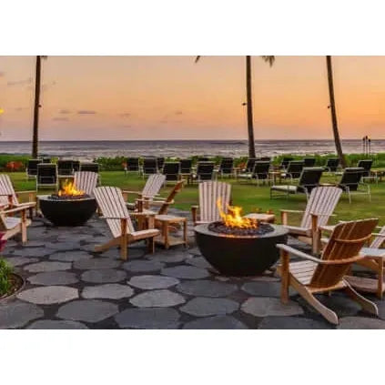 LEGACY ROUND FIRE PIT - side view