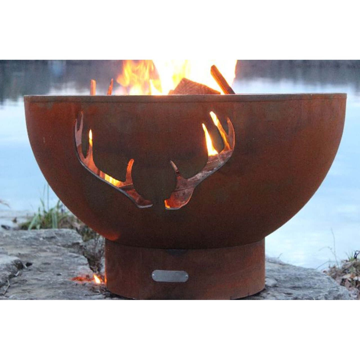 Antlers Fire Pit - side view