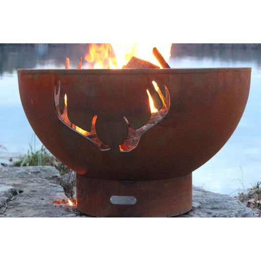 Antlers Fire Pit - side view