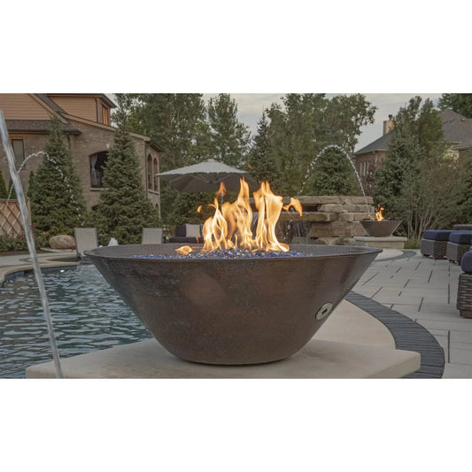 REMI FIRE BOWL - HAMMERED COPPER - catalog view