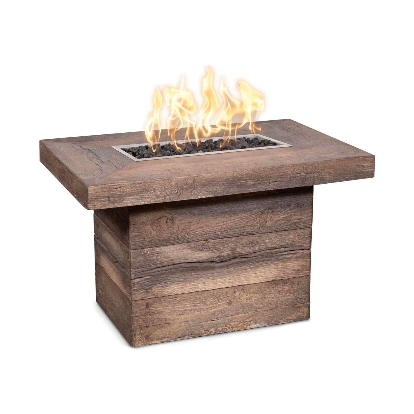 ALBERTA FIRE TABLE - WOODGRAIN/BLACK AND WHITE COLLECTION - catalog view