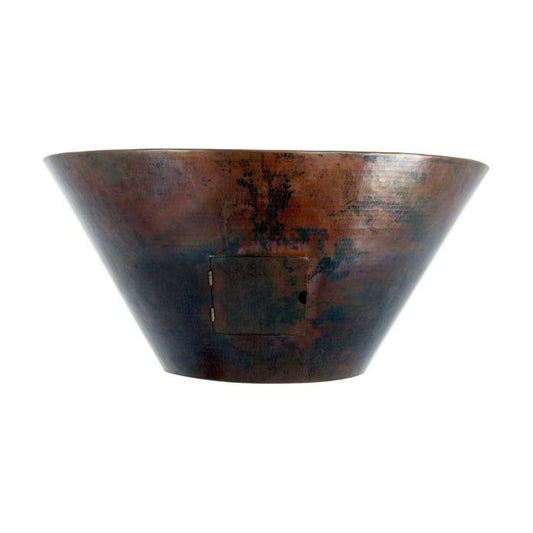 MESA FIRE & WATER BOWL - HAMMERED COPPER - catalog view