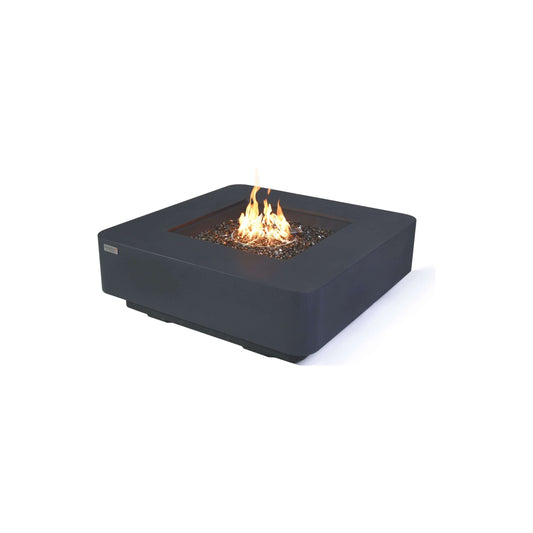 Bergamo & Lucerne Square rounded corner Fire Table - catalog view