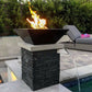 MAYA FIRE BOWL - GFRC CONCRETE - side view