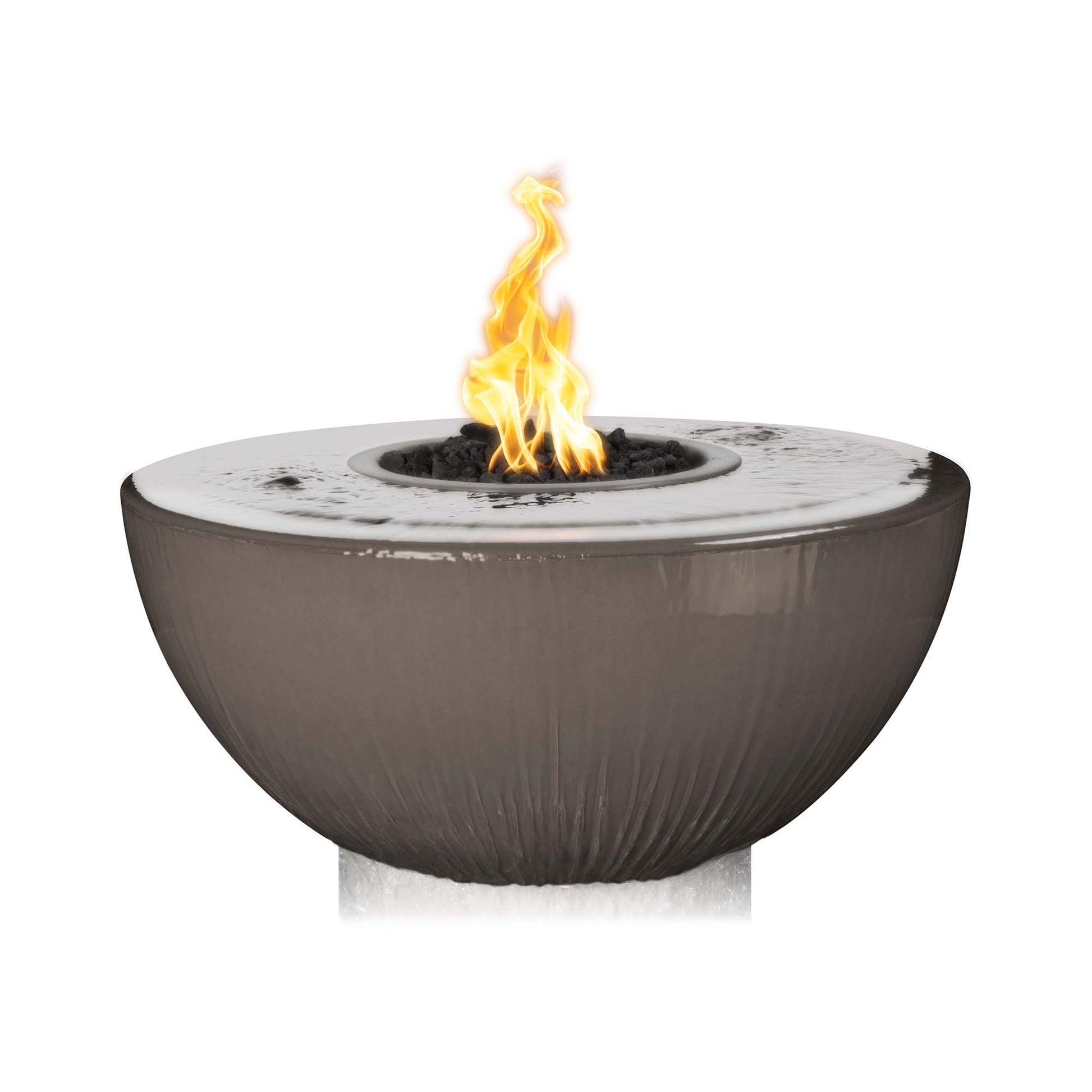 SEDONA FIRE & WATER BOWL -360 DEGREE SPILL - GFRC CONCRETE - catalog view