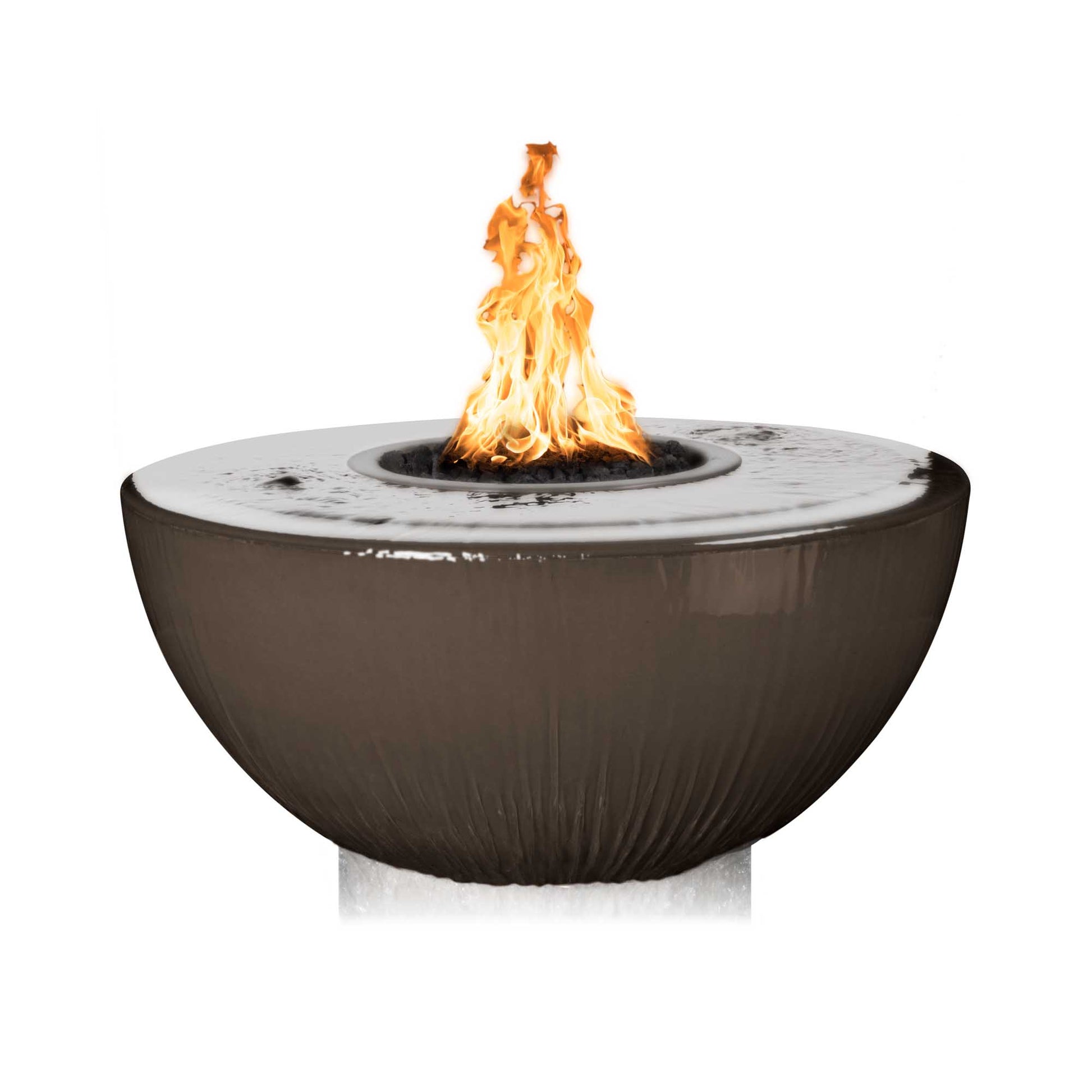 SEDONA FIRE & WATER BOWL -360 DEGREE SPILL - GFRC CONCRETE - catalog view