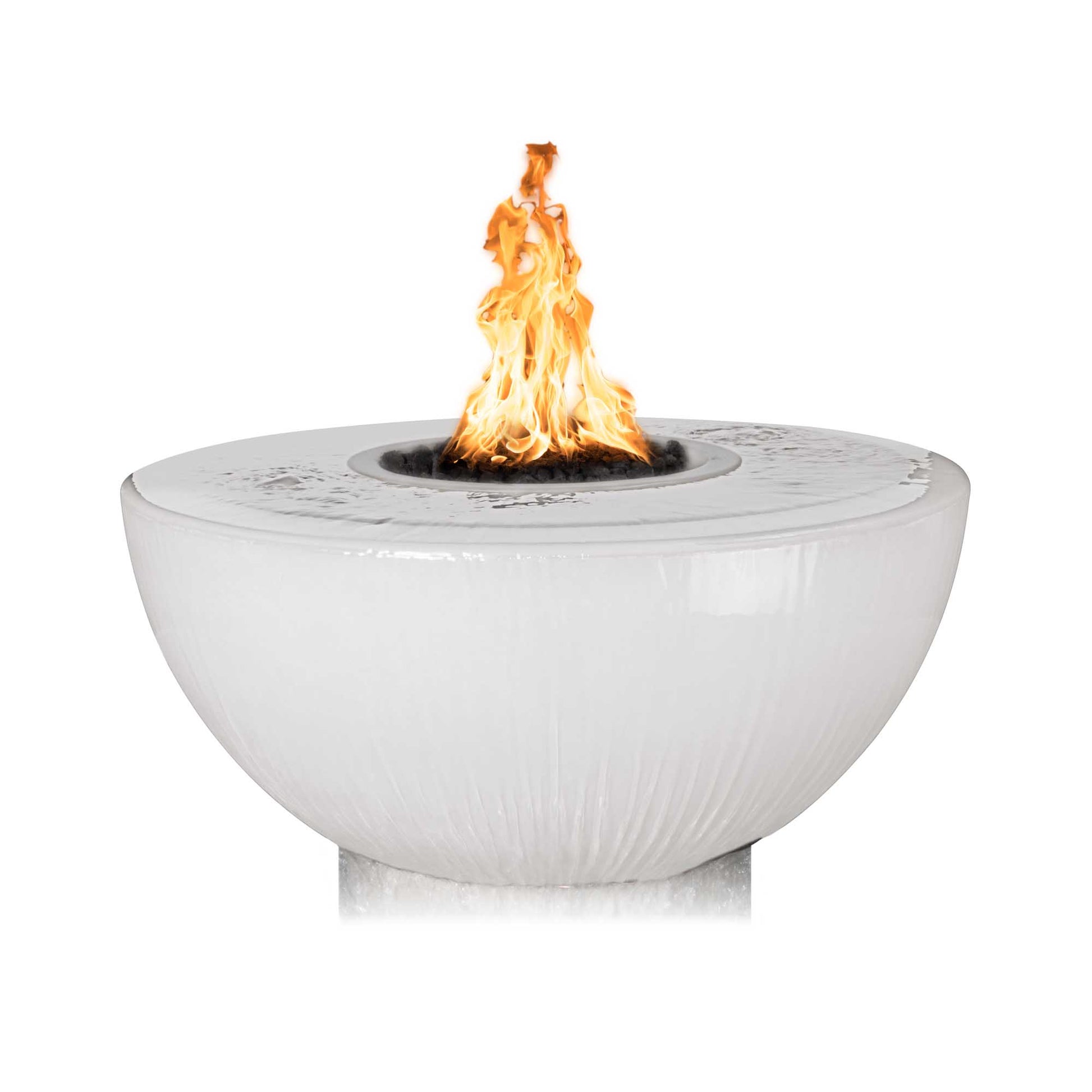 SEDONA FIRE & WATER BOWL -360 DEGREE SPILL - GFRC CONCRETE - catalog view