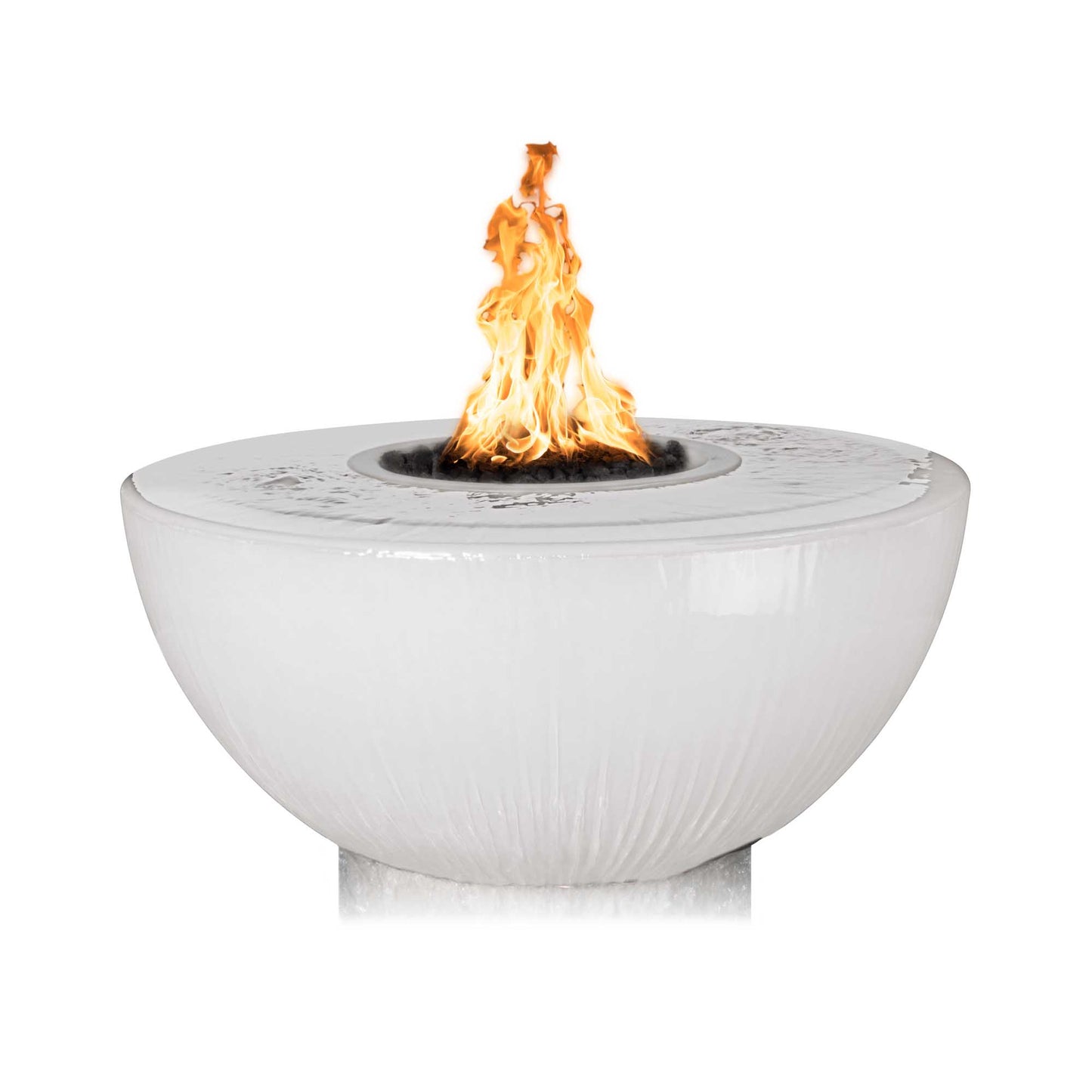 SEDONA FIRE & WATER BOWL -360 DEGREE SPILL - GFRC CONCRETE - catalog view