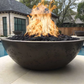 SEDONA FIRE BOWL - GFRC CONCRETE - side view