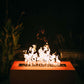 Linear Fire Pit by Fire Pit Art - side view fire