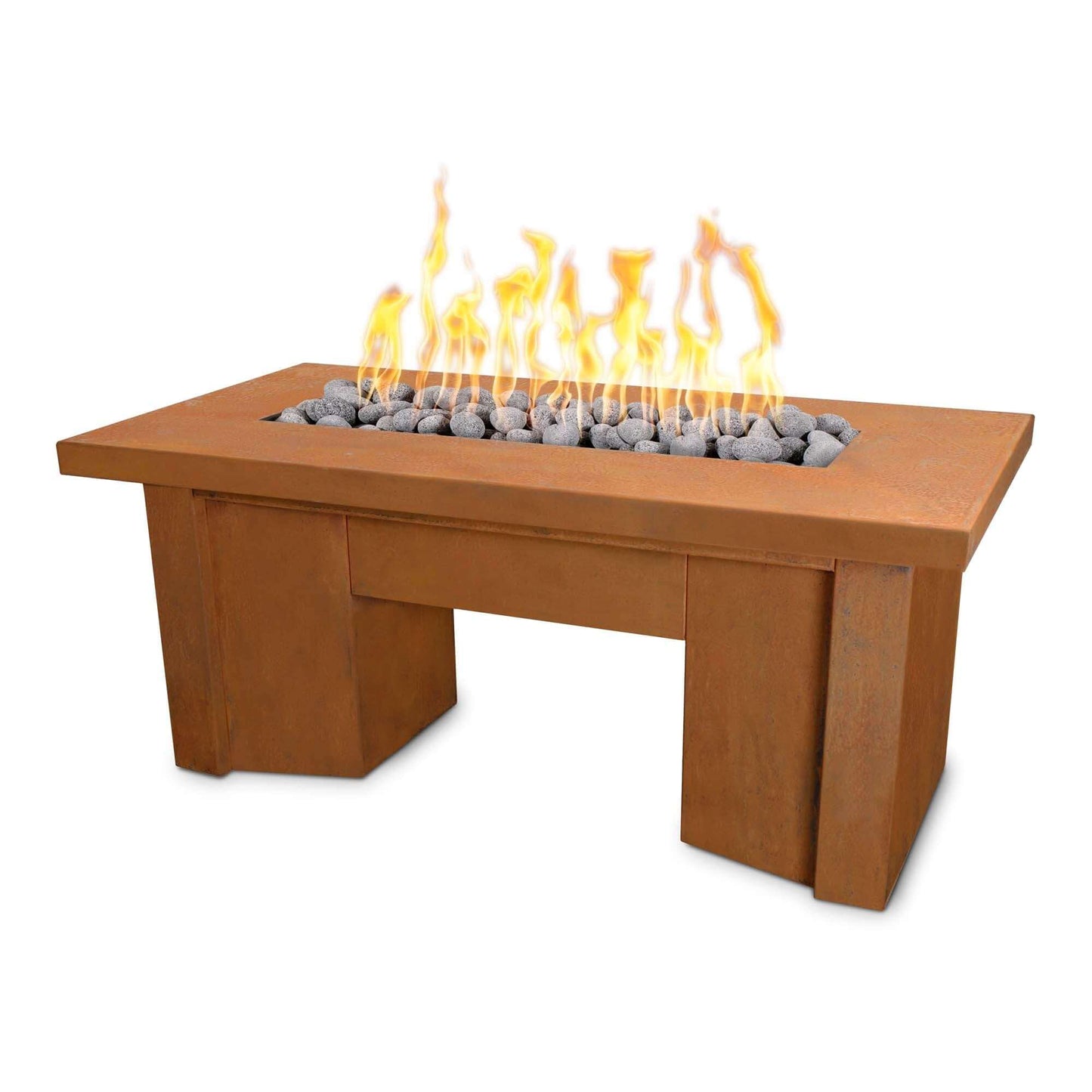 ALAMEDA FIRE TABLE - CORTEN STEEL - catalog view