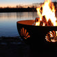 Beachcomber Fire Pit - side view fire