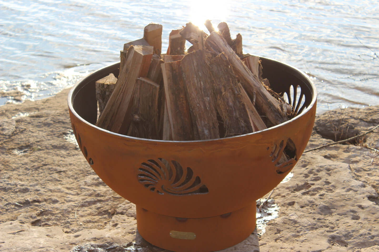 Beachcomber Fire Pit - top view