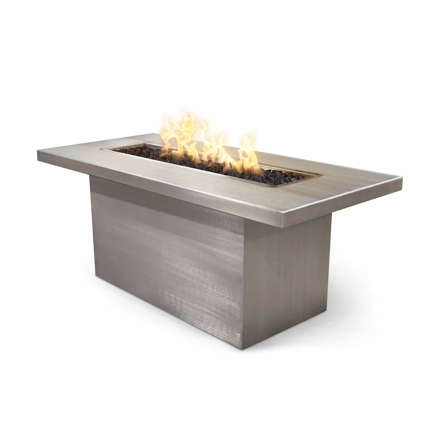 BELLA FIRE TABLE - LINEAR - STAINLESS STEEL - catalog view