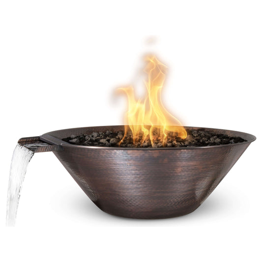 CAZO FIRE & WATER BOWL - HAMMERED COPPER - catalog view