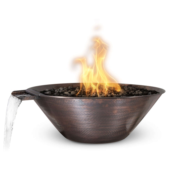 CAZO FIRE & WATER BOWL - HAMMERED COPPER - catalog view