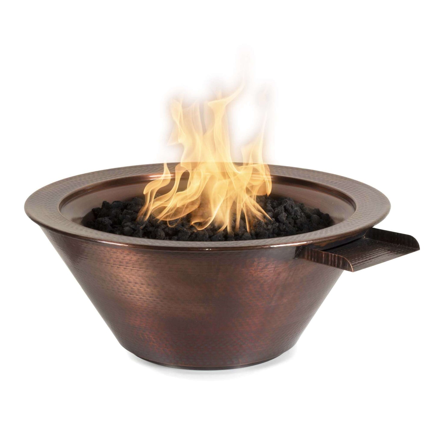 CAZO FIRE & WATER BOWL - HAMMERED COPPER - catalog view