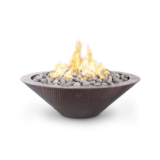 CAZO FIRE PIT - NARROW LEDGE - HAMMERED COPPER - catalog view