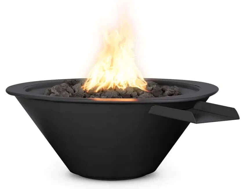 CAZO FIRE & WATER BOWL - POWDER COATED METAL - catalog view