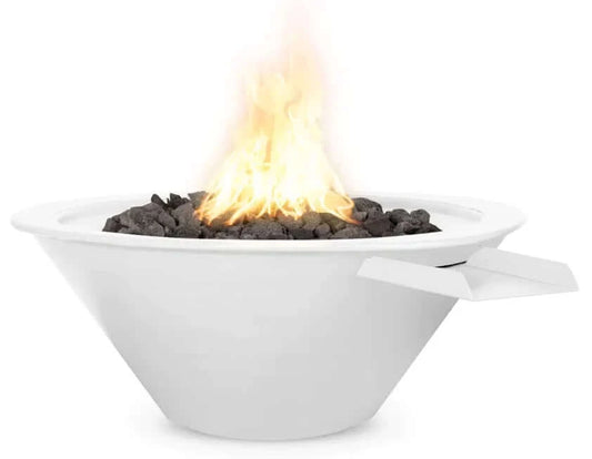 CAZO FIRE & WATER BOWL - POWDER COATED METAL - catalog view