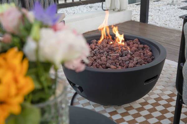 JEFFERSON FIRE BOWL - top view