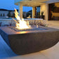 LEGACY SQUARE FIRE PIT - side view