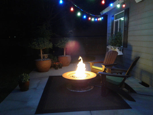 Saturn Fire Pit - side view