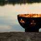 Fleur de Lis Fire Pit - side view