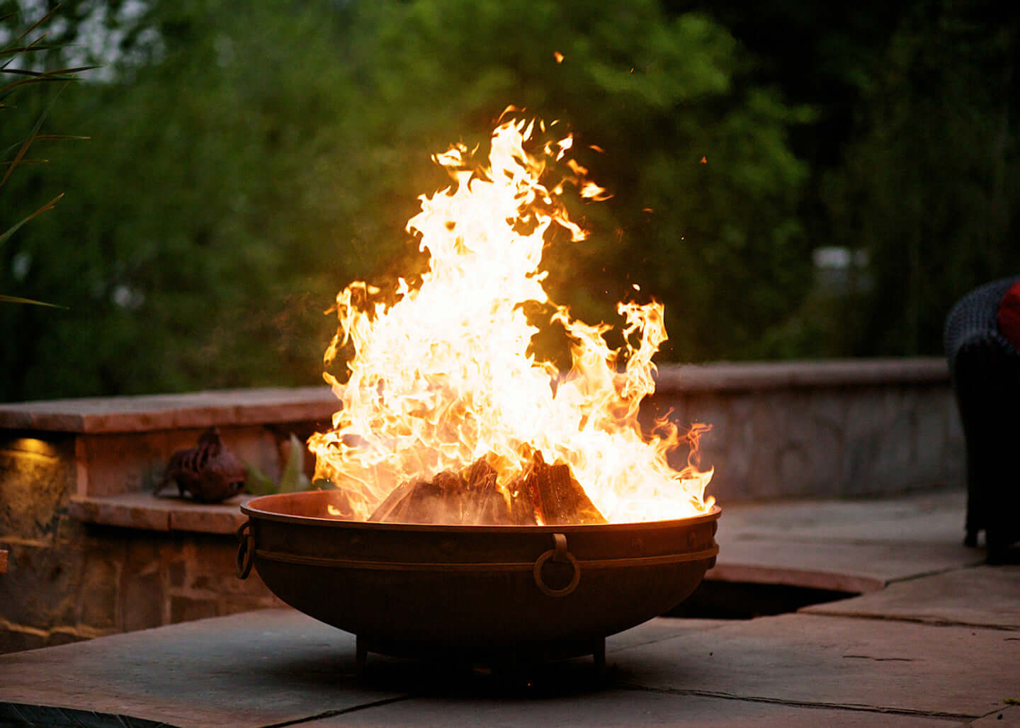 Emperor Fire Pit - side view