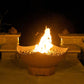 Manta Ray Fire Pit - side view