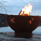 Sea Creatures Fire Pit - side view