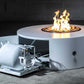 ISLA FIRE PIT - POWDER COATED METAL - side view