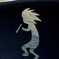 Kokopelli Fire Pit - side view logo