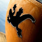 Kokopelli Fire Pit - side view logo