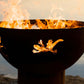 Kokopelli Fire Pit - side view