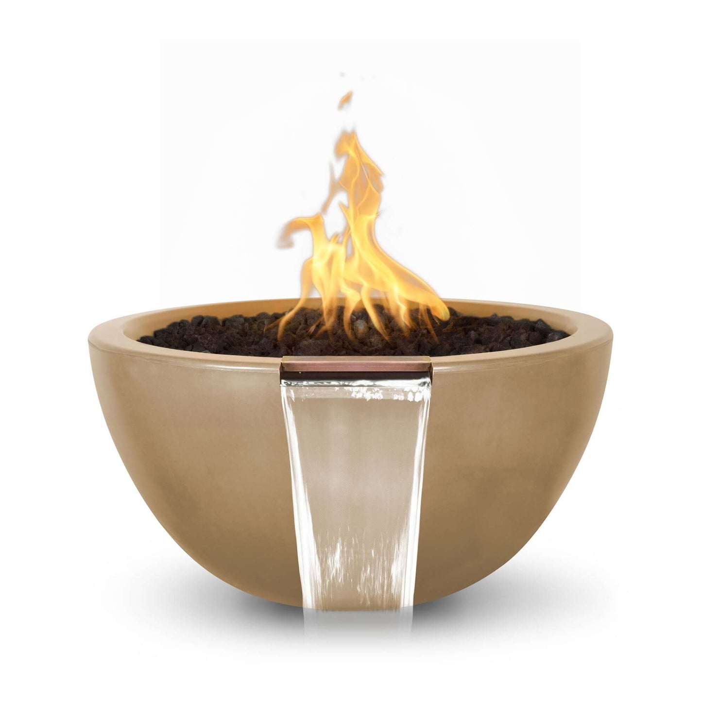 LUNA FIRE & WATER BOWL - GFRC CONCRETE - catalog view