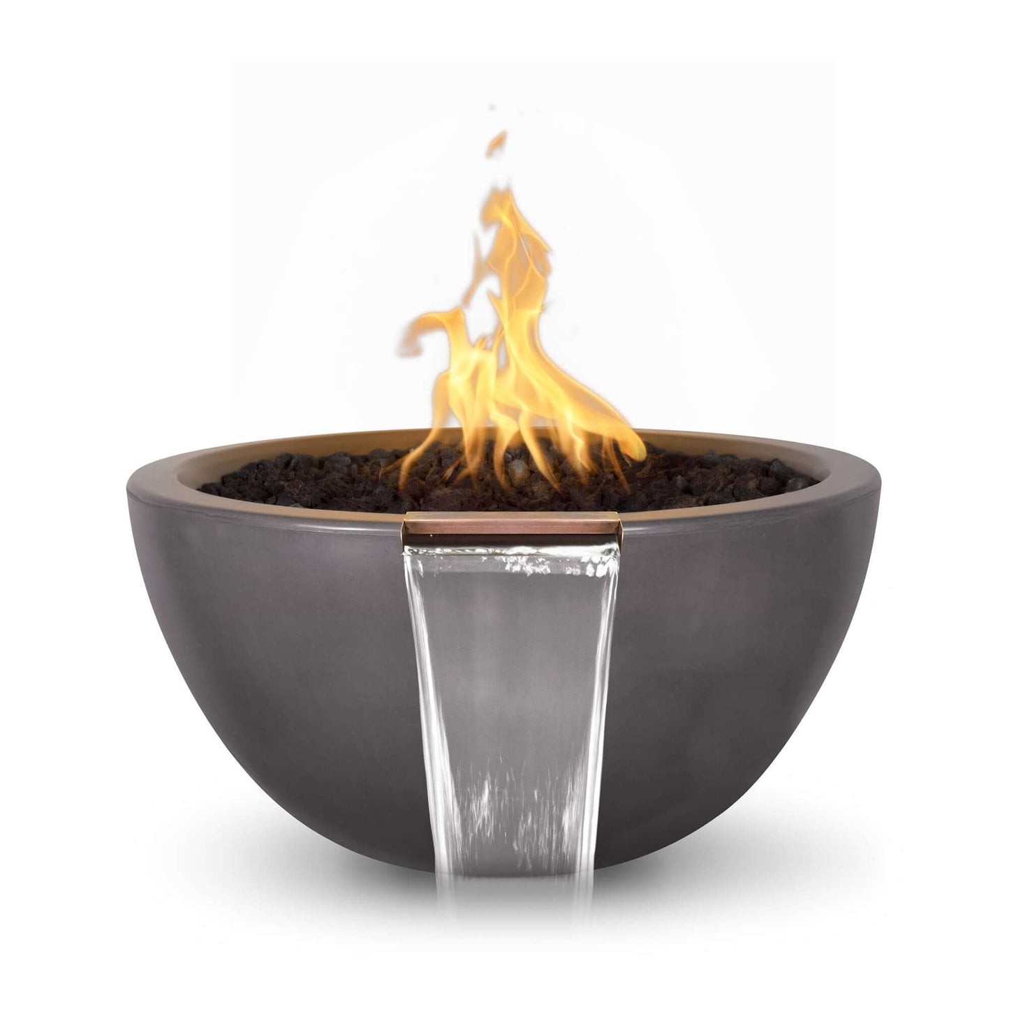 LUNA FIRE & WATER BOWL - GFRC CONCRETE - catalog view