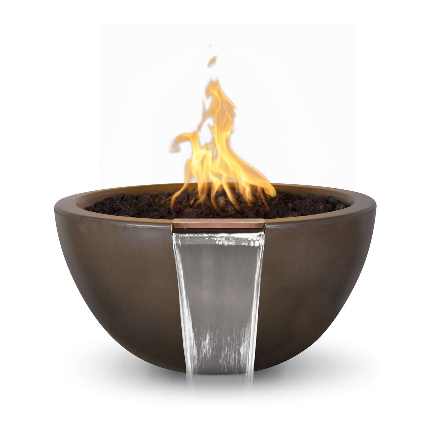 LUNA FIRE & WATER BOWL - GFRC CONCRETE - catalog view