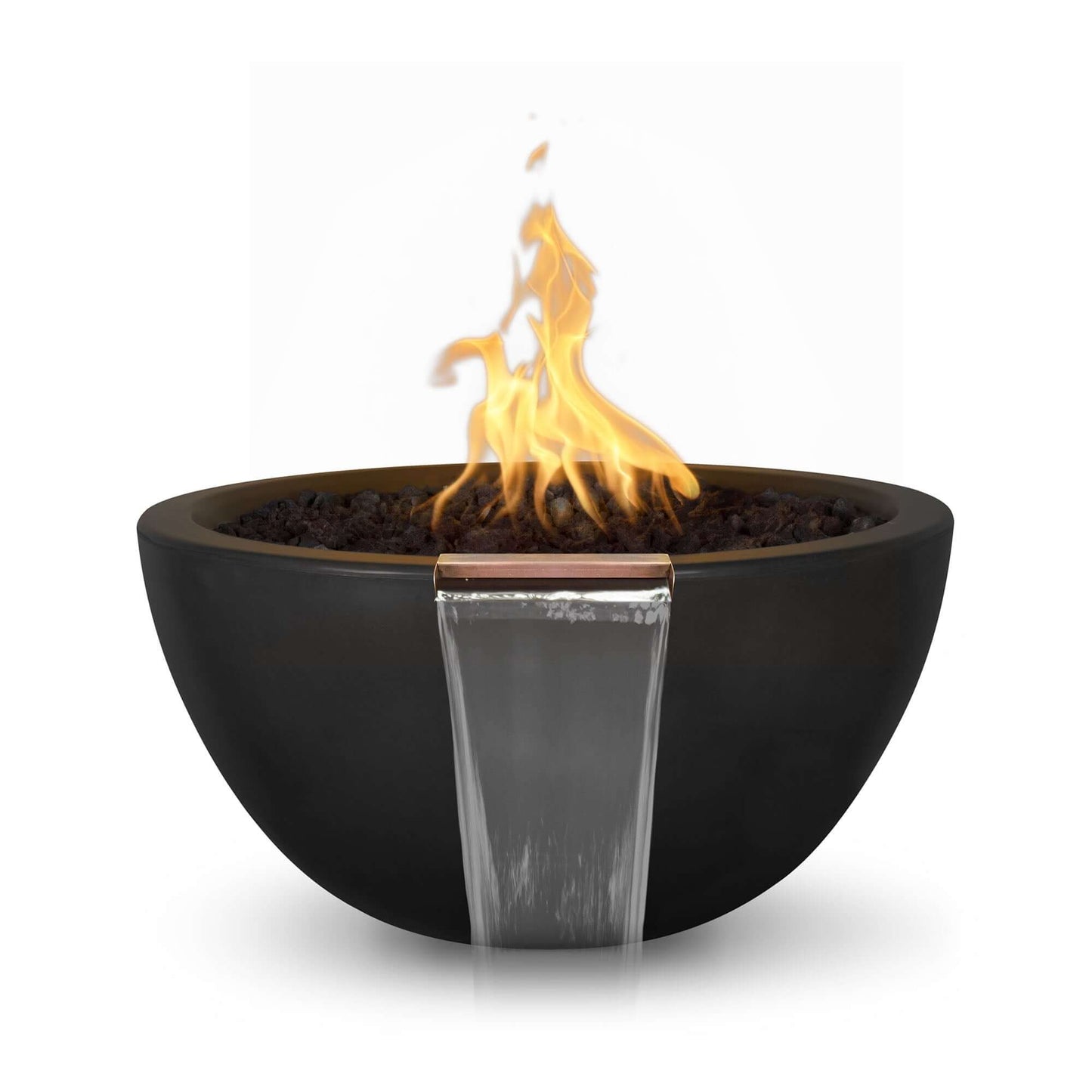 LUNA FIRE & WATER BOWL - GFRC CONCRETE - catalog view