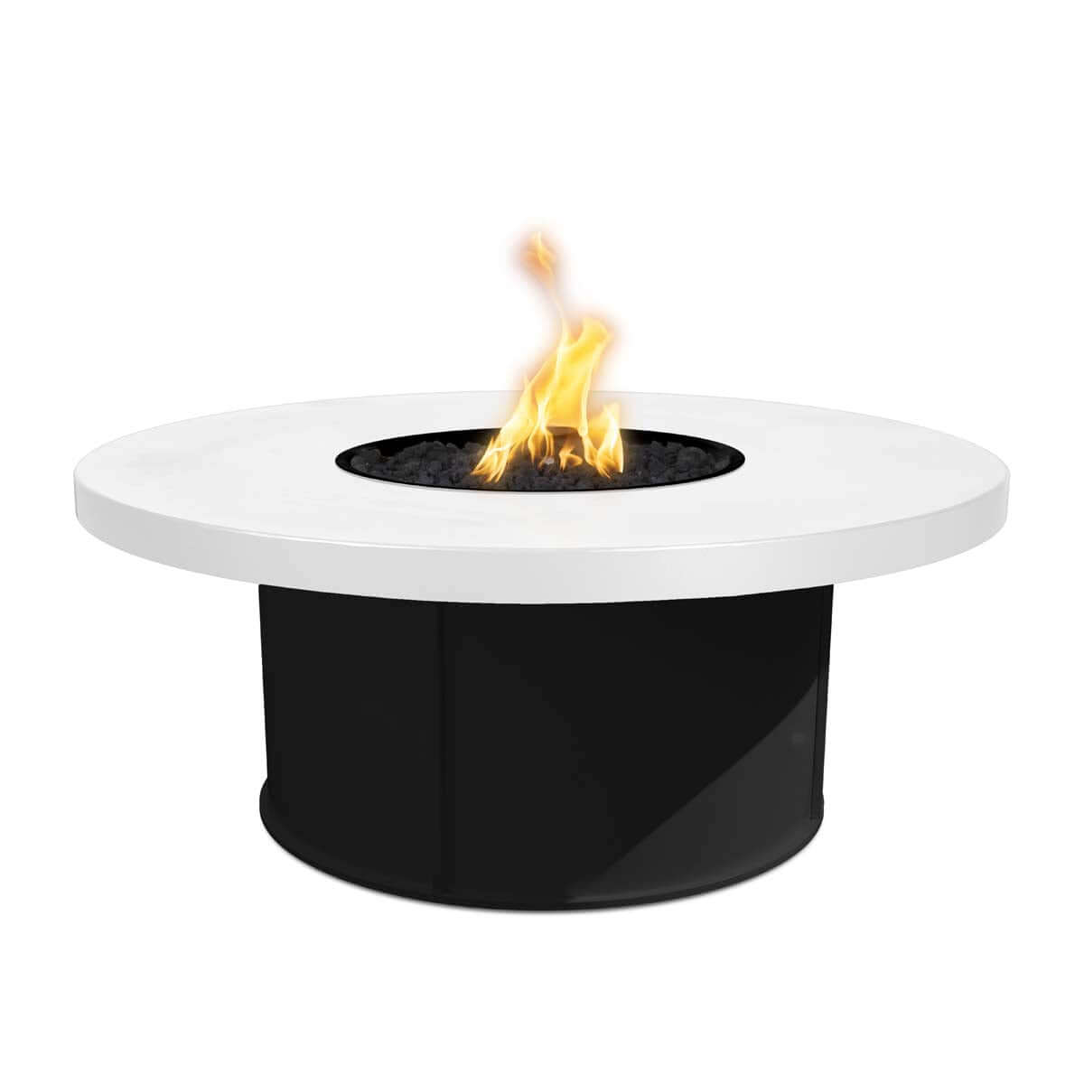 MABEL FIRE PIT - BLACK & WHITE COLLECTION - side view