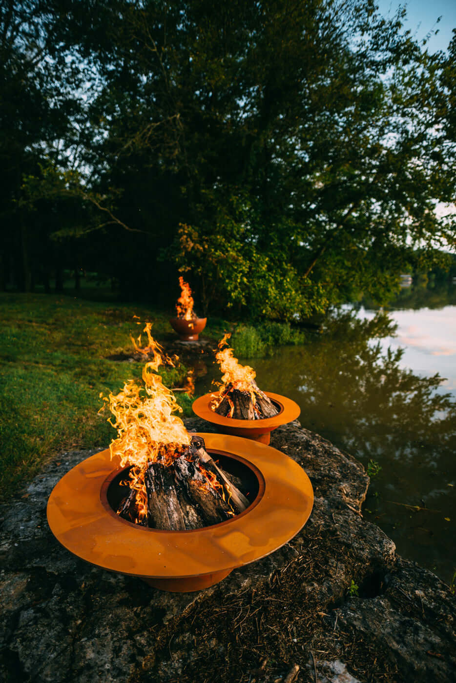 Magnum Fire Pit - top view