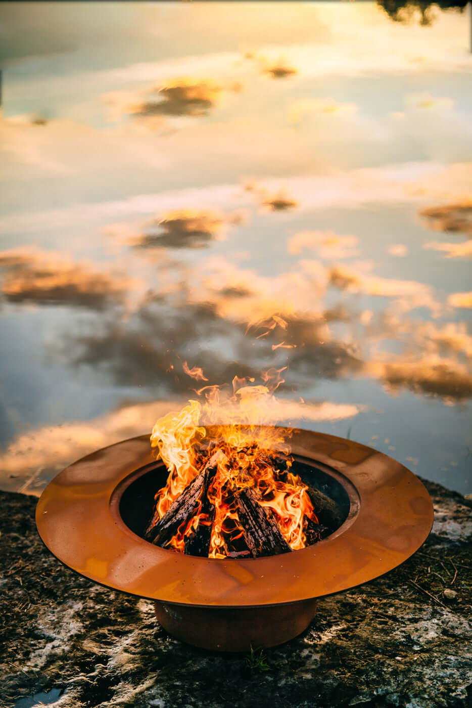 Magnum Fire Pit - top view