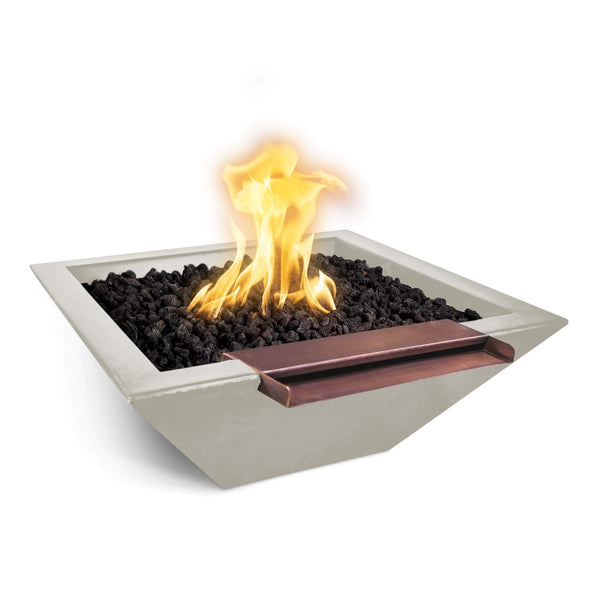 MAYA FIRE & WATER BOWL - WIDE SPILL - GFRC CONCRETE - catalog view