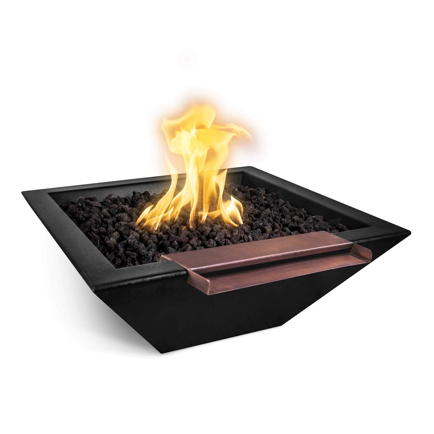 MAYA FIRE & WATER BOWL - WIDE SPILL - GFRC CONCRETE - catalog view