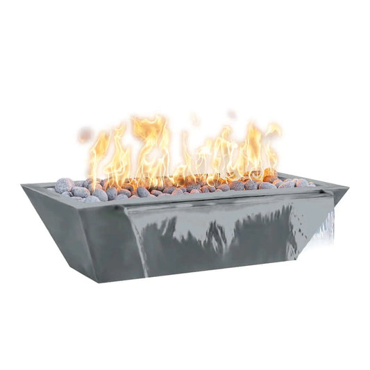 MAYA FIRE & WATER BOWL - LINEAR - POWDER COATED METAL - catalog view