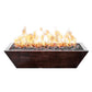 MAYA FIRE BOWL - LINEAR HAMMERED COPPER/STAINLESS STEEL - catalog view