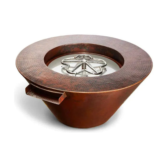 MESA FIRE & WATER BOWL - HAMMERED COPPER - catalog view