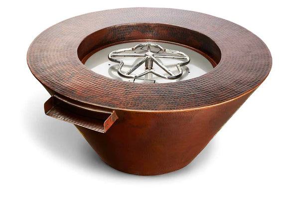 MESA FIRE & WATER BOWL - HAMMERED COPPER - catalog view