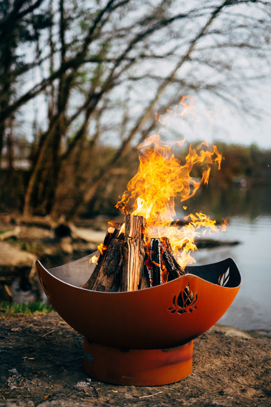 Namaste Fire Pit - side view