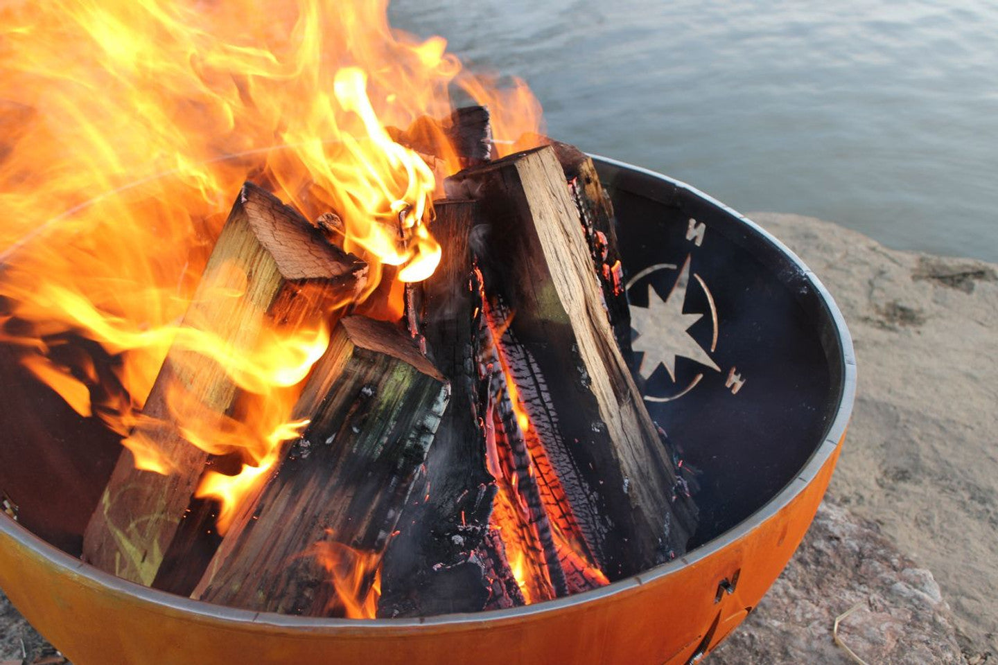 Navigator Fire Pit - top view